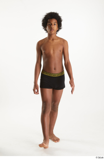 Dejavee Ford  1 front view underwear walking whole body…